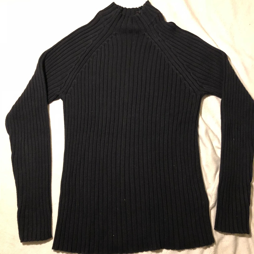 Le Chateau Ribbed Sweater with zipper size M